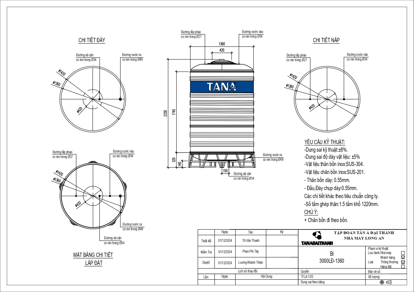ban ve bon nuoc inox tan a 3000l dung